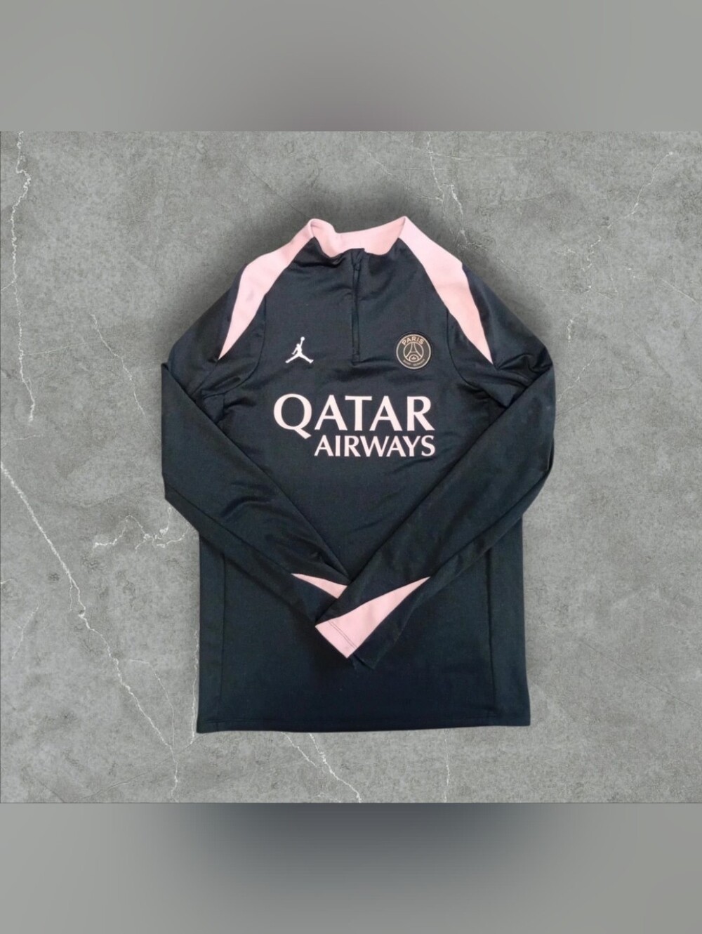 PSG x Jordan Black & Pink Men's Training Top